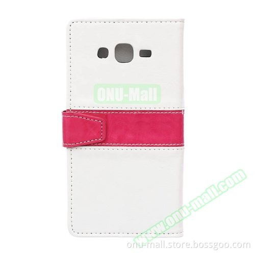 2015 Wholesale Price Wallet Leather Flip Cover for Samsung Galaxy J7 Case